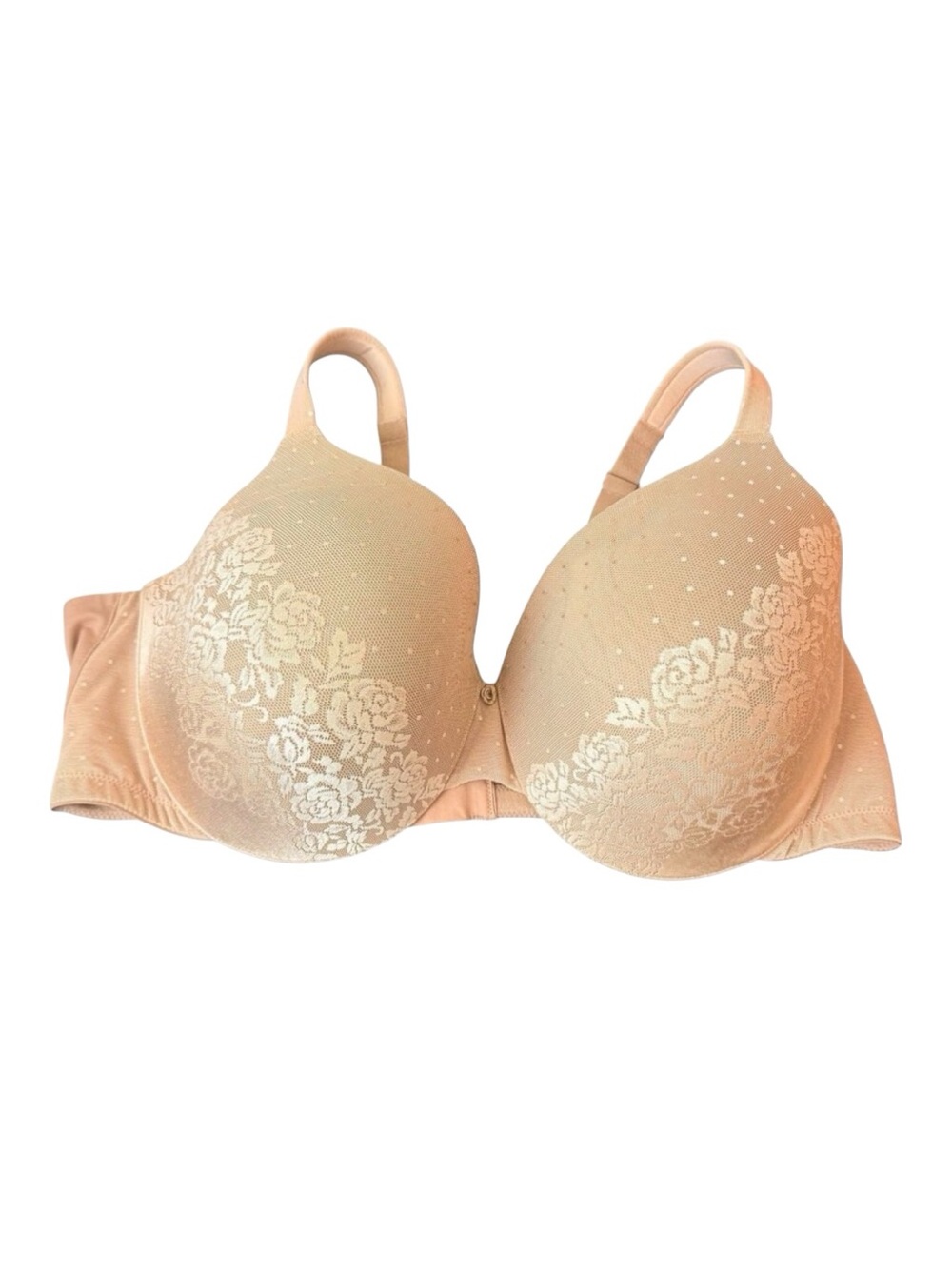 Soma Bra Sz 44DD Stunning Support No Show Minimizer Underwire Beige Padded